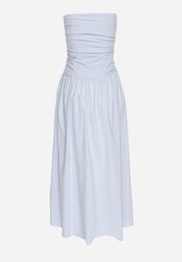 Born2be - Niebieska Sukienka z Bawełny Typu Bodycon Filarose. Okazja: na co dzień, na randkę, na imprezę. Kolor: niebieski. Materiał: bawełna. Typ sukienki: bodycon. Styl: klasyczny, casual, elegancki #5