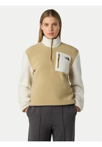 The North Face Polar Yumiori NF0A8E89 Beżowy Regular Fit. Kolor: beżowy. Materiał: syntetyk