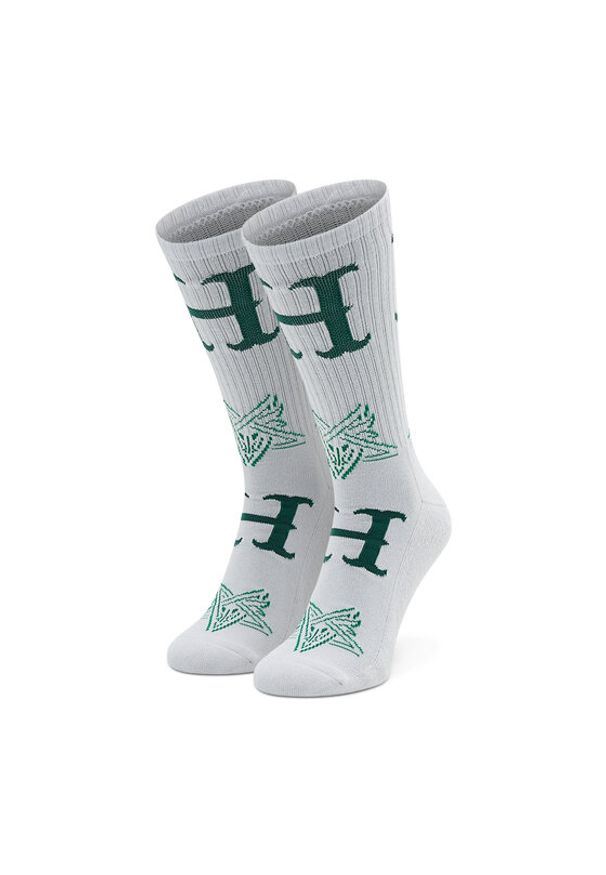 HUF Skarpety wysokie unisex Duality Sock SK00723 Biały. Kolor: biały. Materiał: materiał