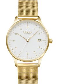 Zegarek OBAKU Zegarek damski Obaku Denmark V298LDGWMG złoty. Kolor: złoty #1