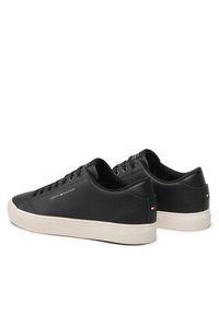 TOMMY HILFIGER - Tommy Hilfiger Sneakersy Th Hi Vulc Core Low Lth FM0FM04687 Czarny. Kolor: czarny. Materiał: skóra #4