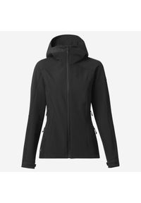 FORCLAZ - Kurtka turystyczna damska Softshell Forclaz MT500. Kolor: czarny. Materiał: softshell. Sport: wspinaczka