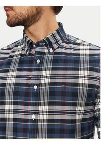 TOMMY HILFIGER - Tommy Hilfiger Koszula Heritage MW0MW37566 Granatowy Regular Fit. Kolor: niebieski. Materiał: bawełna #5