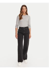 Guess Jeans Bluzka W5BP01 KA0H1 Szary Slim Fit. Kolor: szary. Materiał: bawełna #4