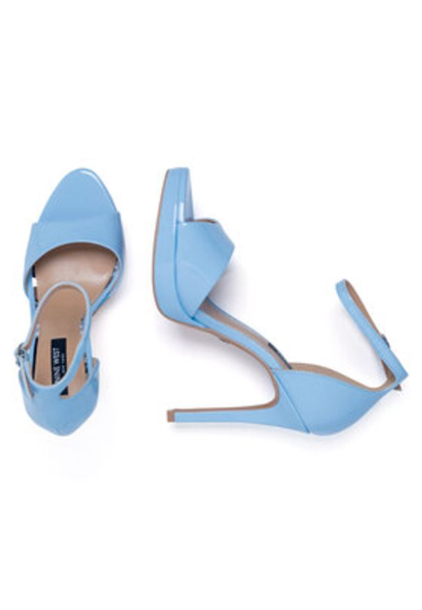 Nine West Sandały WFA2733-2 Niebieski. Kolor: niebieski. Materiał: syntetyk