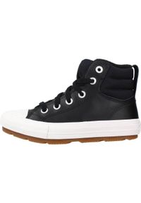 Converse - Buty CONVERSE CHUCK TAYLOR ALL STAR BERKSHIRE BOOT HI Czarny. Okazja: na co dzień. Kolor: czarny. Materiał: tkanina, skóra. Model: Converse All Star