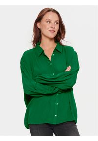 Saint Tropez Koszula 30512984 Zielony Regular Fit. Kolor: zielony. Materiał: wiskoza #1