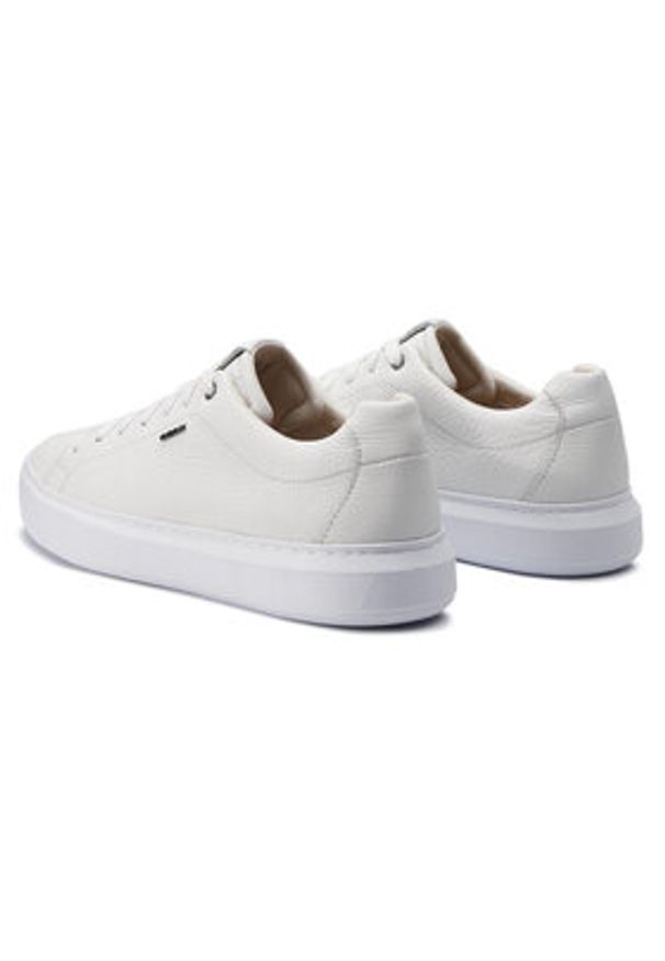 Geox Sneakersy U Deiven B U845WB 000T0 C1000 Biały. Kolor: biały. Materiał: skóra