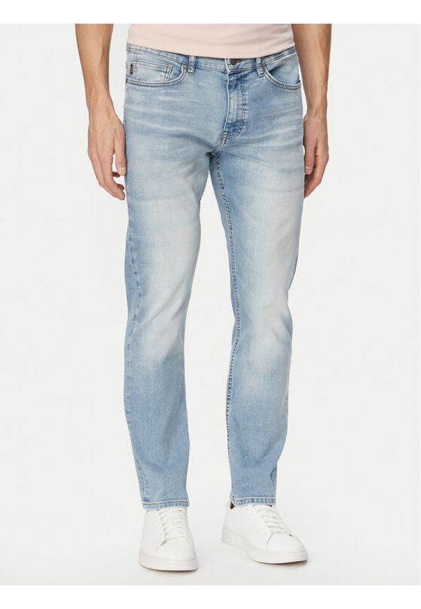 BOSS Jeansy Delaware Bo 50556874 Niebieski jasny Slim Fit. Kolor: niebieski