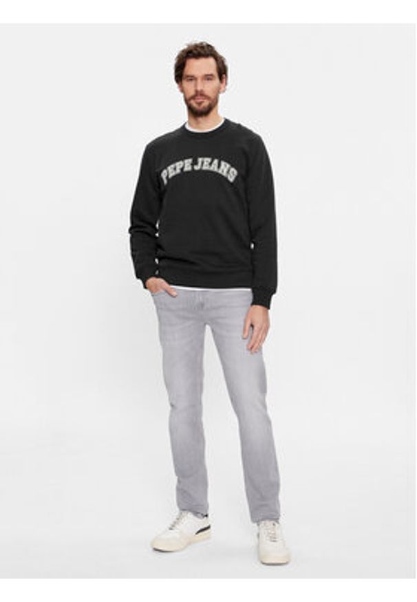 Pepe Jeans Jeansy PM207388 Szary Slim Fit. Kolor: szary
