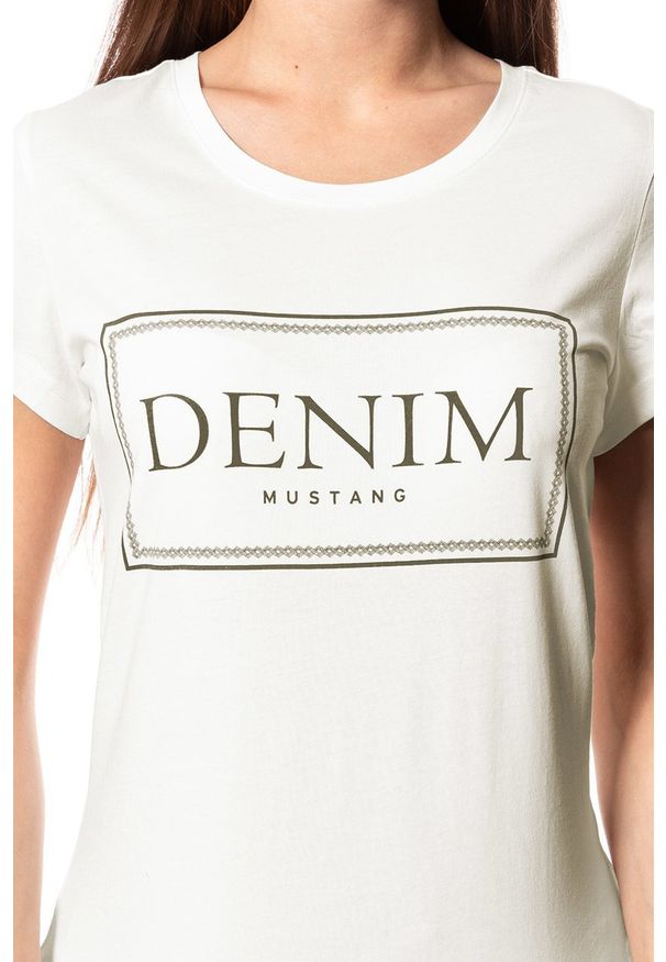 Mustang - MUSTANG T SHIRT DAMSKI Alexia C Print 1009054 2020. Wzór: nadruk