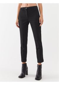 Marella Spodnie materiałowe Rapid 2331361237200 Czarny Regular Fit. Kolor: czarny. Materiał: materiał, bawełna #1
