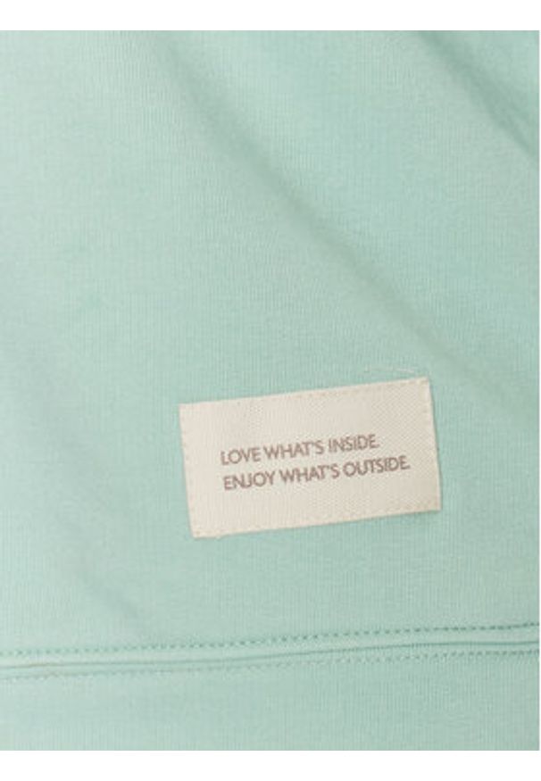 United Colors of Benetton - United Colors Of Benetton Bluza 31NB3M03M Zielony Regular Fit. Kolor: zielony. Materiał: bawełna