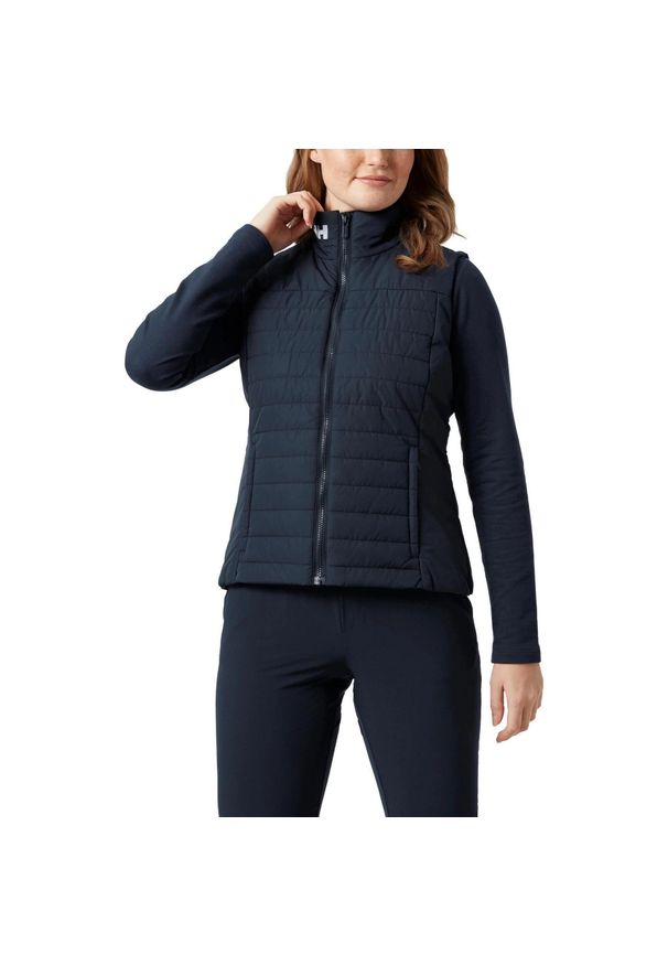 Kamizelka Damska Helly Hansen Crew Ins 2.0. Kolor: niebieski. Materiał: materiał. Sport: turystyka piesza