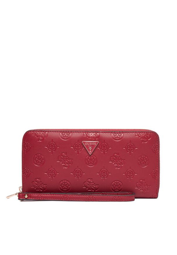 Guess Portfel Diana SLG SWPD97 27146 Czerwony. Kolor: czerwony. Materiał: skóra