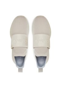 Calvin Klein Sneakersy Runner Slip On - He Nappa HW0HW02415 Écru. Zapięcie: bez zapięcia. Materiał: materiał