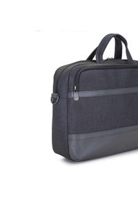 Wittchen - Męska torba na laptopa 15,6” z panelem z ekoskóry grafitowa. Kolor: szary. Materiał: poliester. Styl: klasyczny, casual, elegancki, biznesowy #2