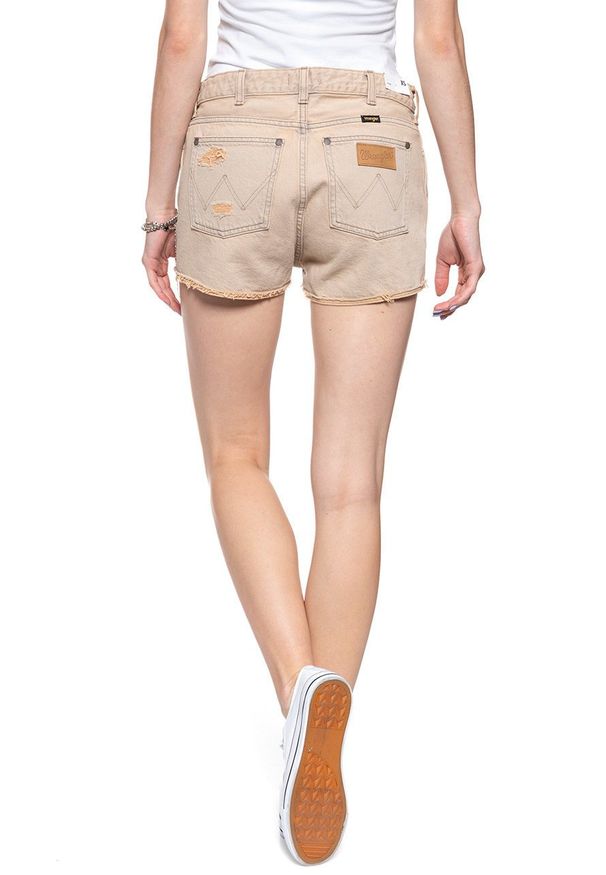 Wrangler - DAMSKIE SPODENKI WRANGLER THE SHORT SANDY BLUSH W27XRJ249 112128208