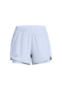 Damskie szorty 2 w 1 Under Armour Fly-By. Kolor: niebieski. Sport: fitness #1