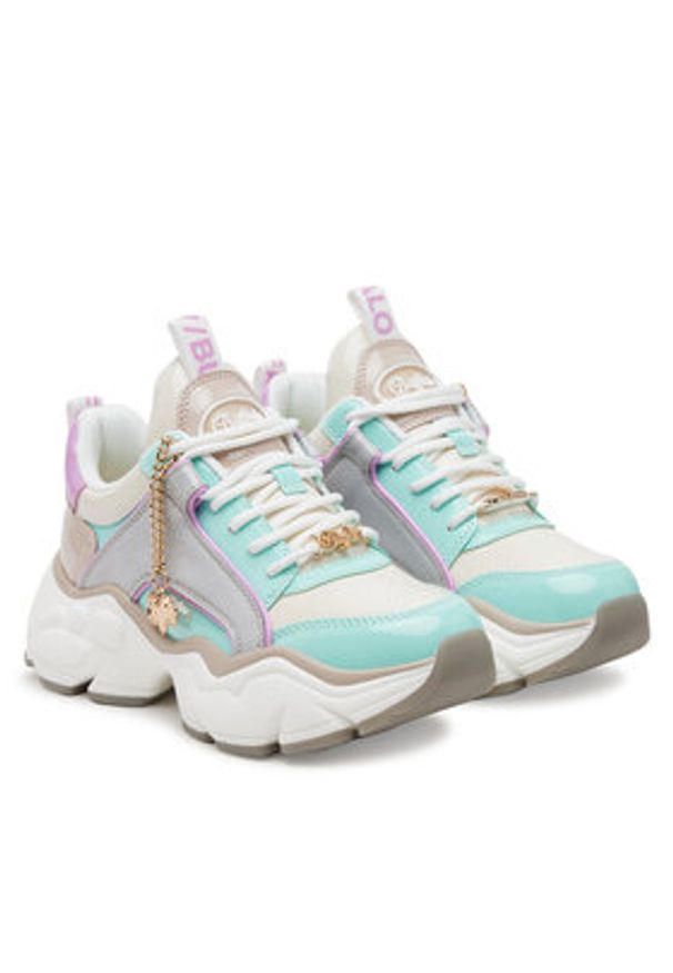 Buffalo Sneakersy 1636372 Kolorowy. Materiał: skóra. Wzór: kolorowy