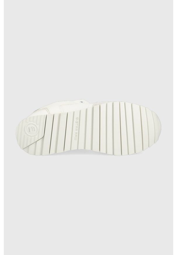 G-Star RAW - G-Star Raw sneakersy calow iii kolor biały. Nosek buta: okrągły. Zapięcie: sznurówki. Kolor: biały. Materiał: guma