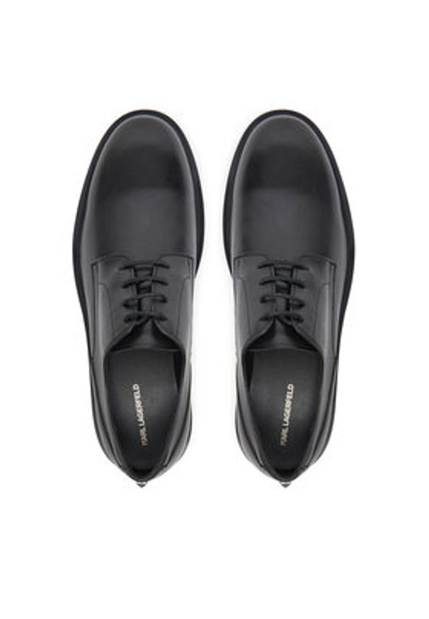 Karl Lagerfeld - KARL LAGERFELD Oxfordy Kontest II KL12425 Czarny. Kolor: czarny. Materiał: skóra