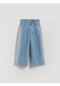 Reserved - Jeansy baggy - niebieski. Kolor: niebieski #1