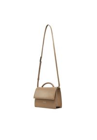 Calvin Klein Torebka Ck Linn Top Handle Crossbody K60K613162 Beżowy. Kolor: beżowy. Materiał: skórzane #4