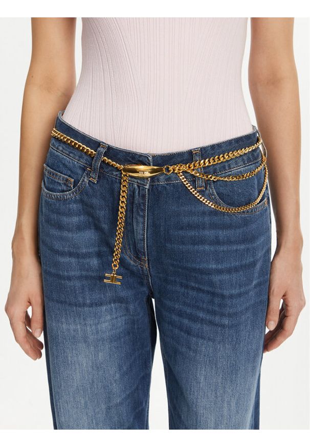 Elisabetta Franchi Pasek Damski CT-31K-52E2-V390 Złoty. Kolor: złoty