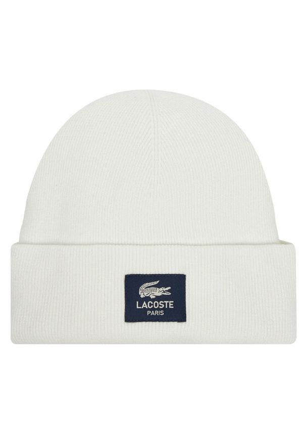 Lacoste Czapka RB3046 Écru. Materiał: materiał, bawełna