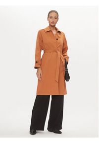 only - ONLY Trencz Orchid 15308598 Brązowy Regular Fit. Kolor: brązowy. Materiał: syntetyk
