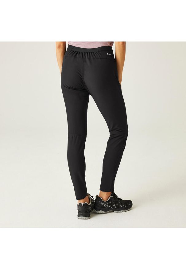 Regatta - Damskie spodnie trekkingowe Pentre Stretch. Kolor: czarny. Materiał: tkanina. Sezon: lato. Sport: wspinaczka, turystyka piesza