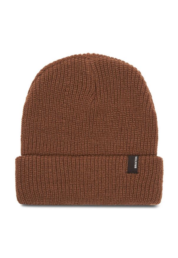 Brixton Czapka Heist Beanie 10782 Brązowy. Kolor: brązowy. Materiał: materiał