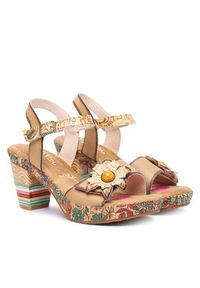 Laura Vita Sandały Nellao 31 Beżowy. Kolor: beżowy. Materiał: skóra #2