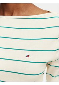 TOMMY HILFIGER - Tommy Hilfiger Bluzka New Cody WW0WW40589 Kremowy Slim Fit. Kolor: kremowy. Materiał: bawełna #2