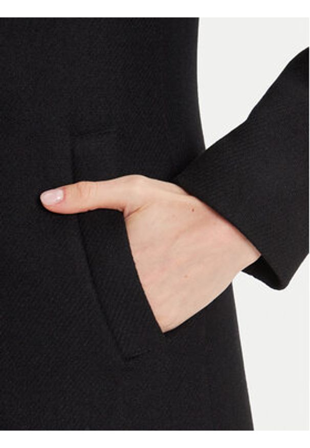 Rinascimento Płaszcz wełniany CFC0126118003 Czarny Regular Fit. Kolor: czarny. Materiał: wełna