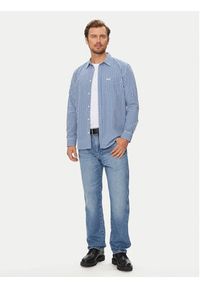 Wrangler Koszula 112358063 Niebieski Regular Fit. Kolor: niebieski. Materiał: bawełna #2