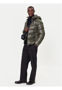 Karl Lagerfeld - KARL LAGERFELD Kurtka zimowa 505022554590 Zielony Regular Fit. Typ kołnierza: dekolt w karo. Kolor: zielony. Materiał: syntetyk. Sezon: zima #6