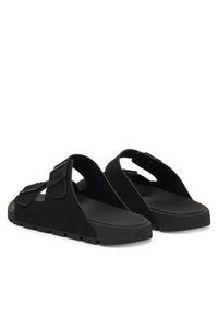 BOSS Klapki Surfley 50563157 Czarny. Kolor: czarny. Materiał: skóra, zamsz #5