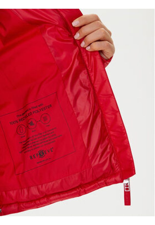 JOOP! Jeans Kurtka zimowa 10020323 30048933 Czerwony Regular Fit. Kolor: czerwony. Materiał: syntetyk. Sezon: zima