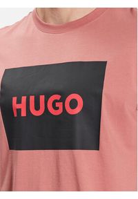 Hugo T-Shirt Dulive222 50467952 Różowy Regular Fit. Kolor: różowy. Materiał: bawełna #5