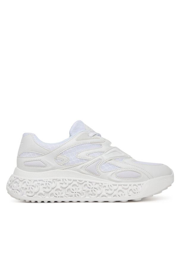 Guess Sneakersy FLTSWA LEA12 Biały. Kolor: biały. Materiał: skóra
