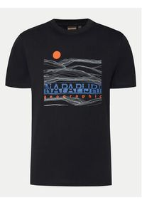 Napapijri T-Shirt S-Buti NP0A4INM Czarny Regular Fit. Kolor: czarny. Materiał: bawełna #5