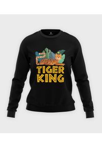MegaKoszulki - Bluza klasyczna damska Tiger King. Materiał: bawełna. Długość: długie. Wzór: nadruk. Styl: klasyczny #1