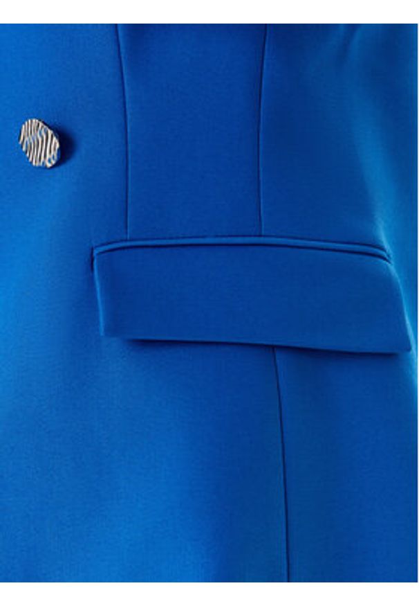 Morgan Marynarka 251-VPKY.F Niebieski Slim Fit. Kolor: niebieski. Materiał: bawełna, syntetyk