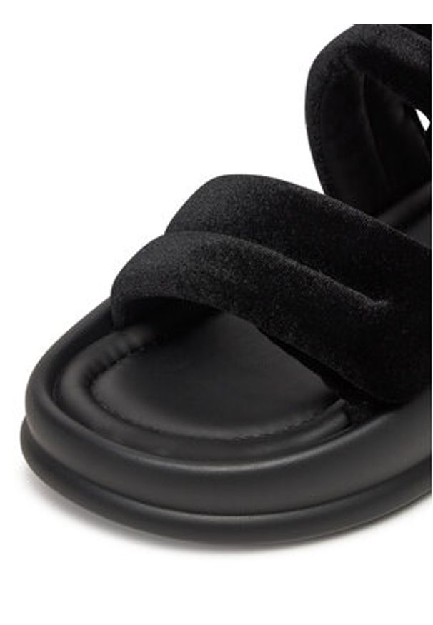 Juicy Couture Sandały WSS21514-01 Czarny. Kolor: czarny. Materiał: materiał