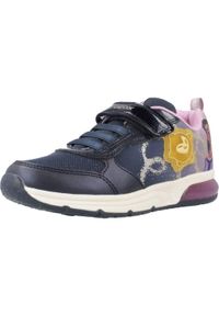 Geox - Buty GEOX J SPACECLUB G.A Niebieski. Kolor: niebieski. Materiał: syntetyk, tkanina. Sport: turystyka piesza