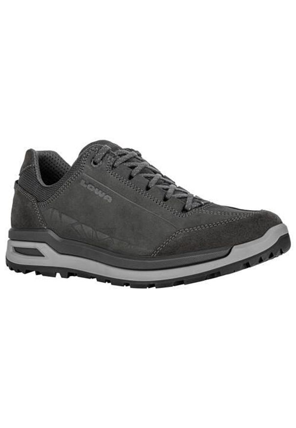 Buty trekkingowe męskie Lowa Bellagio Low Gtx. Zapięcie: sznurówki. Kolor: wielokolorowy, szary. Materiał: tkanina, materiał, skóra, syntetyk. Szerokość cholewki: normalna