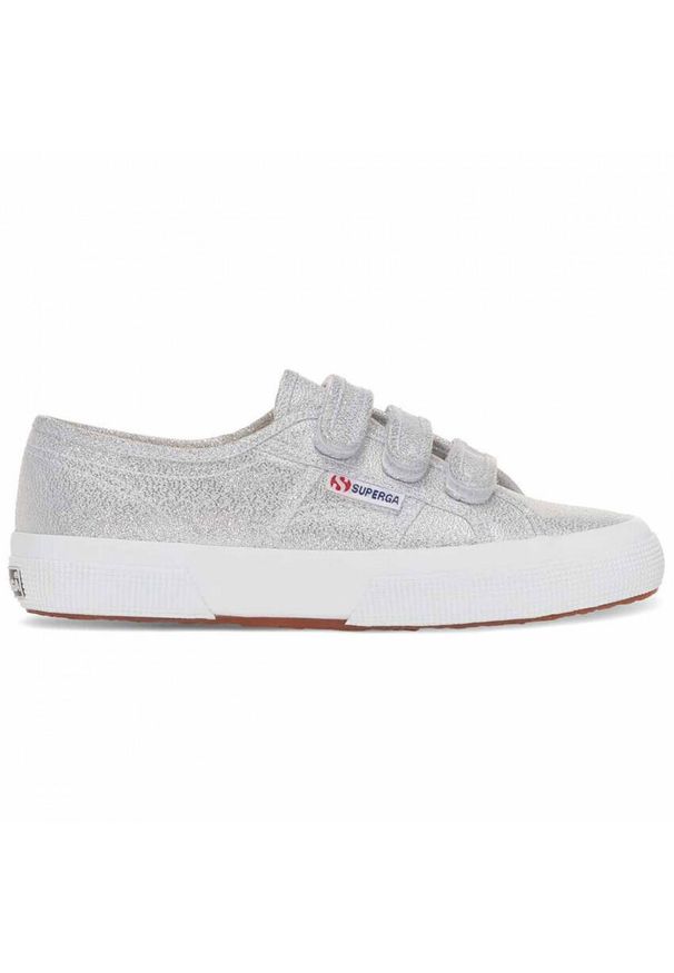 Trenerzy damscy Superga 2750 Straps Lame. Kolor: szary