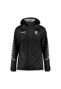 Kurtka dziecięca Hummel auth charge all-weather. Kolor: czarny. Sport: fitness, piłka nożna #1